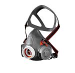 3M 7000077080 Series Half-Type Respirator Mask, Size M