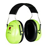 3M 7100095550 Wireless Listen Only Ear Defender with Headband, 32dB, Green, Noise Cancelling Microphone