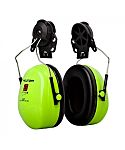 3M 7100095550 Wireless Listen Only Ear Defender with Headband, 32dB, Green, Noise Cancelling Microphone